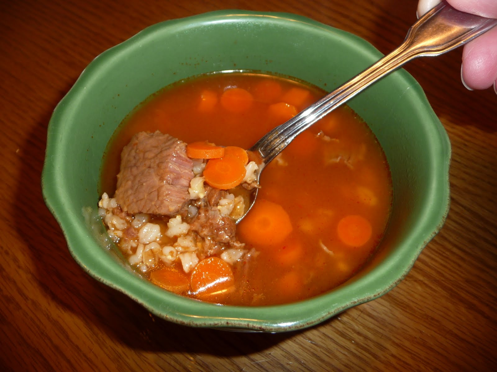 The Family Mixing Bowl Beef Barley Soup