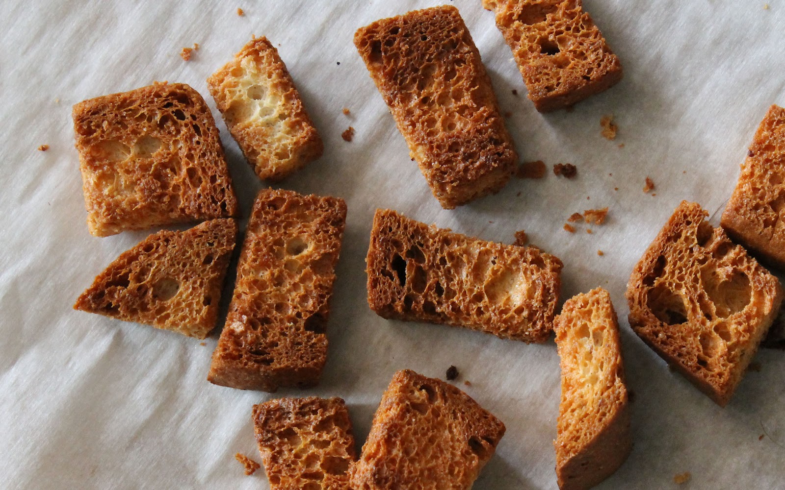 Here On Cherry Lane Russian Kale Salad and Some Gluten Free Croutons