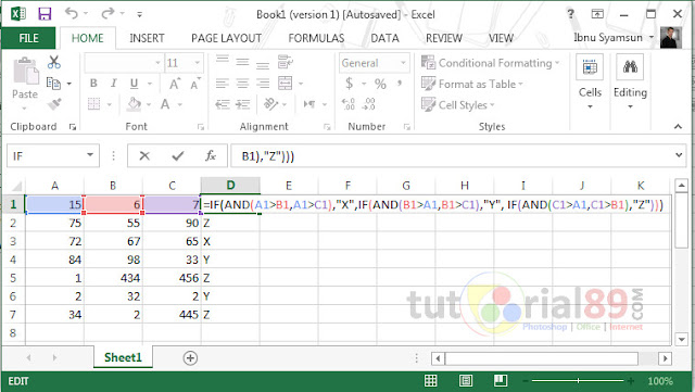 Cara mudah menggunakan rumus if di excel