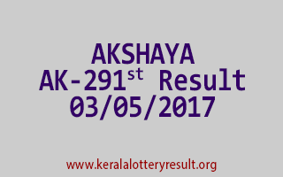 AKSHAYA Lottery AK 291 Results 3-5-2017