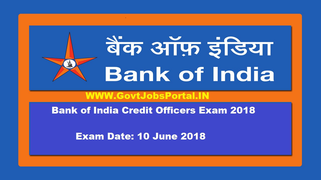 Bank of India Exam Result 2018 158 Credit Officers Exam Result is out