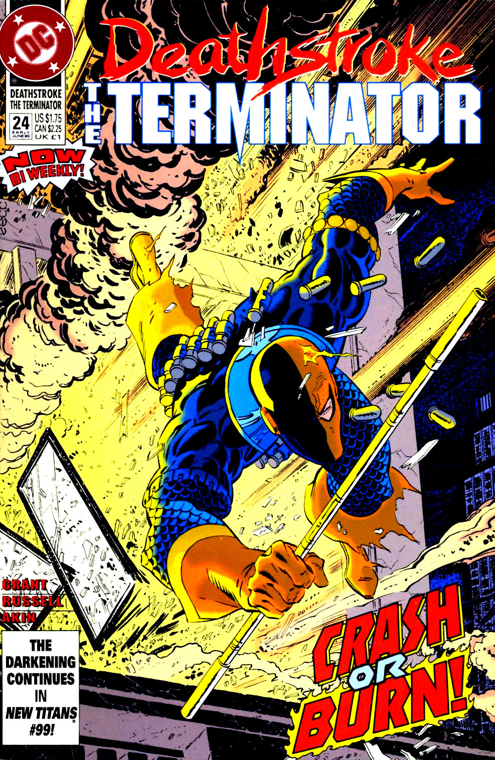Read online Deathstroke (1991) comic -  Issue #24 - 1