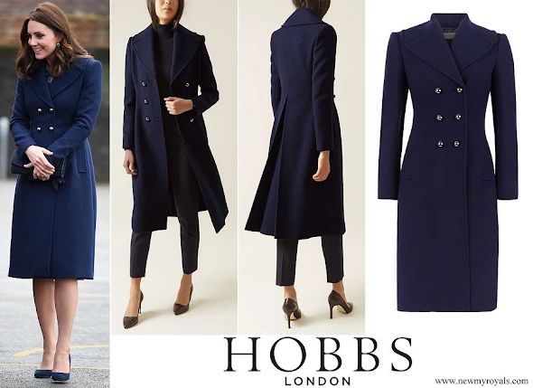 Kate Middleton wore HOBBS London Gianna coat
