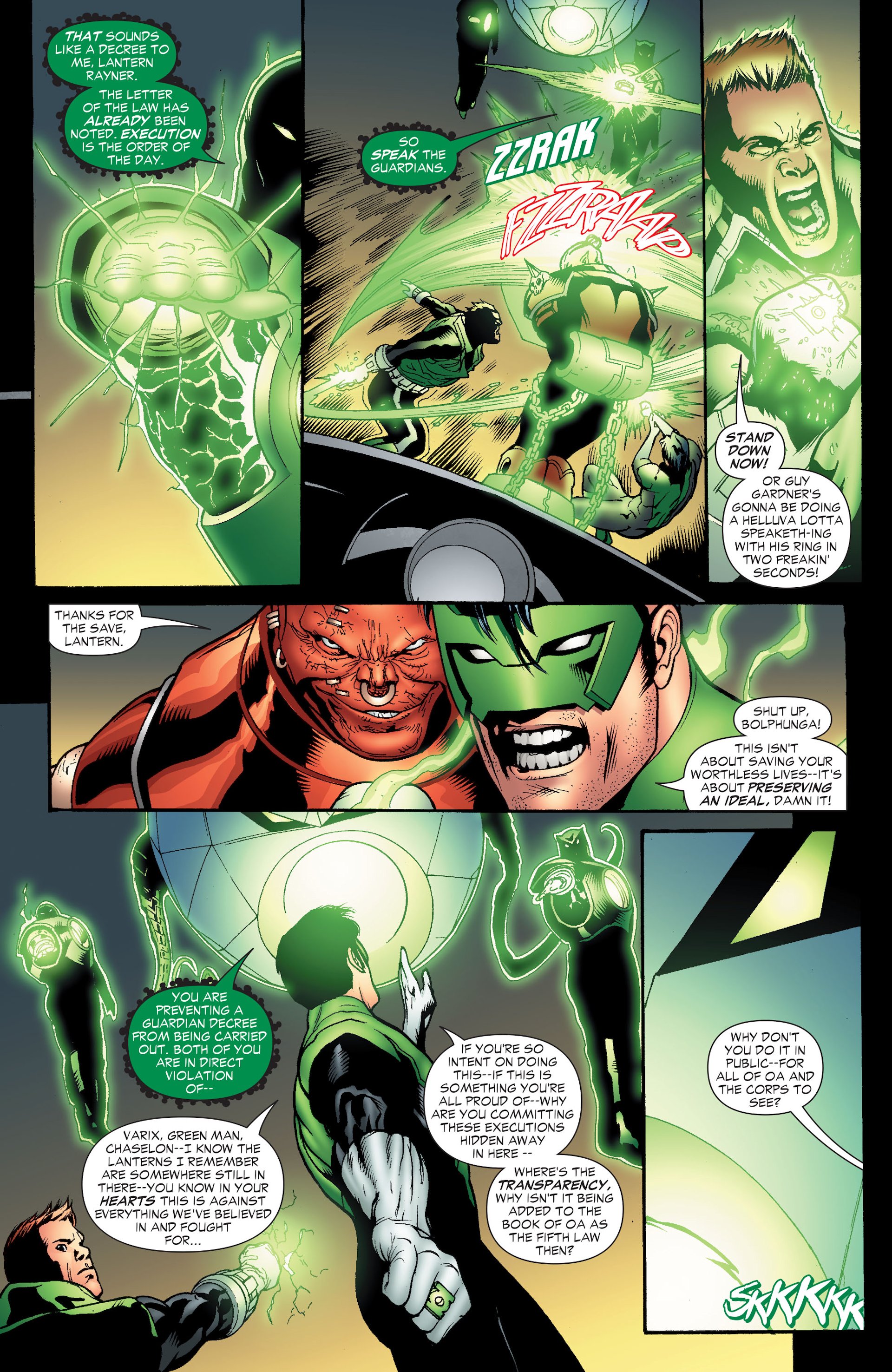 Read online Green Lantern Corps (2006) comic -  Issue #38 - 16