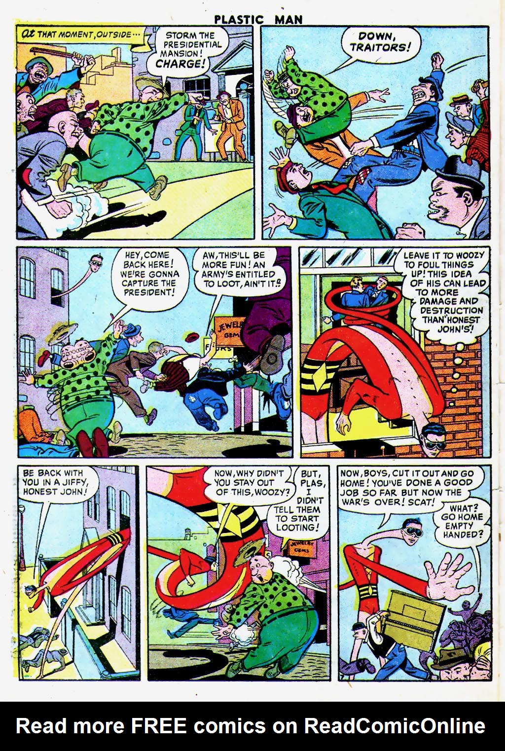 Read online Plastic Man (1943) comic -  Issue #61 - 30