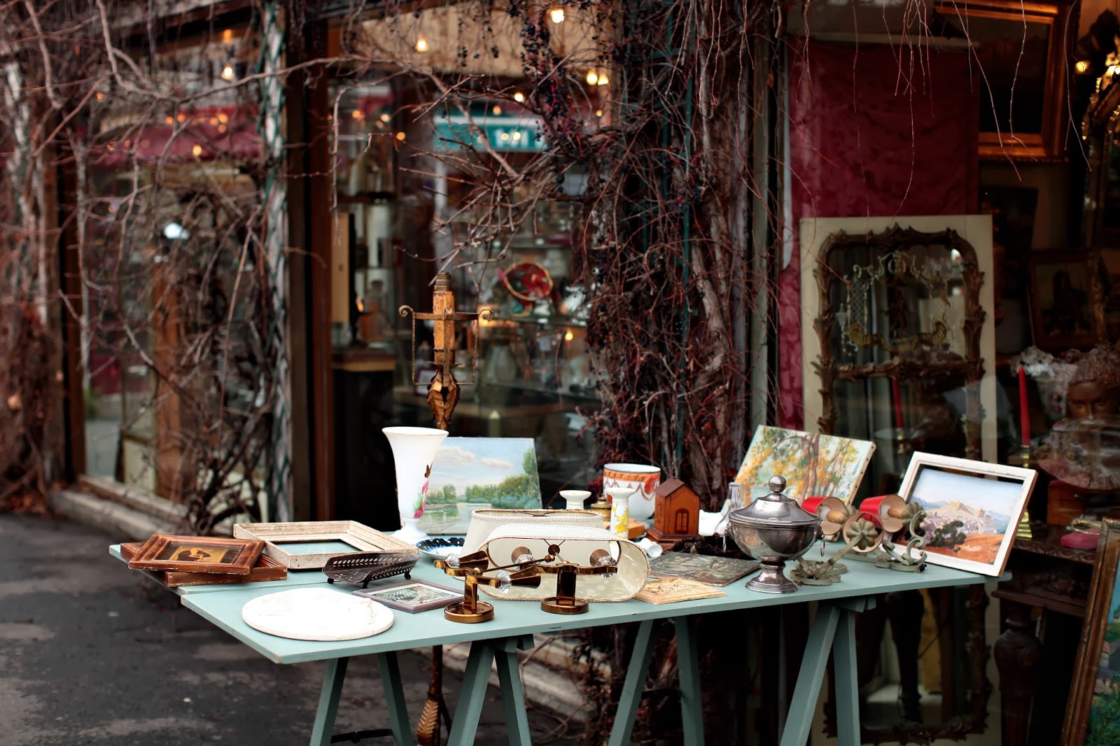 Блошиный рынок париж