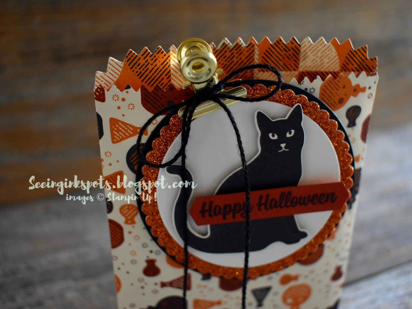 Seeing Ink Spots Halloween Treats