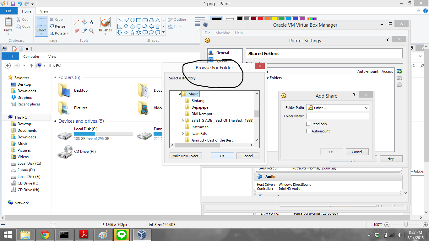 Add bin folder to the path