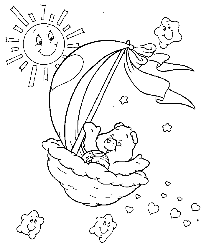 bear and the sun coloring pages Everything So Beautiful