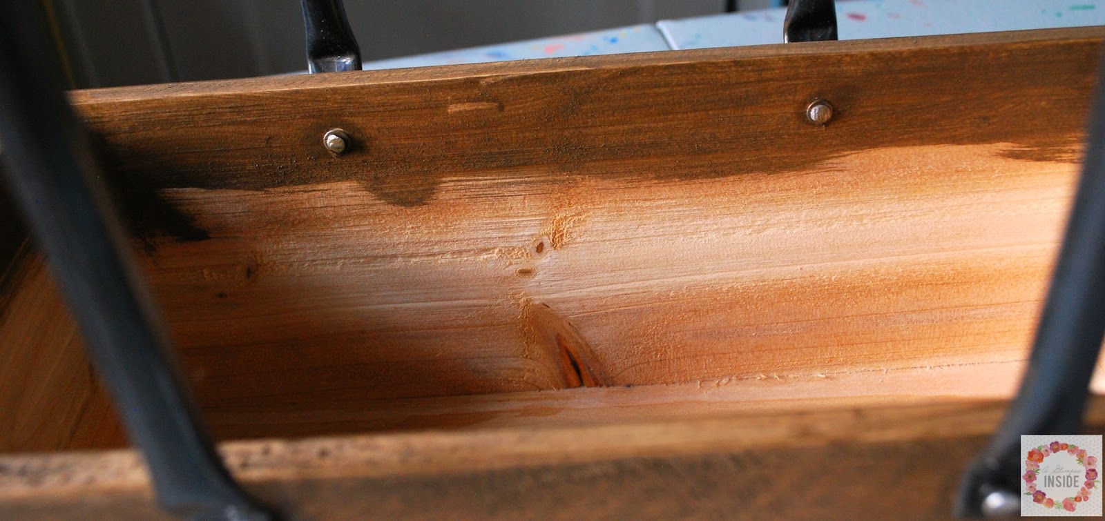 Faux Barn Wood Flower Box A Glimpse Inside Let Dry At Least 4 Hours Before Continuing To The Next Step