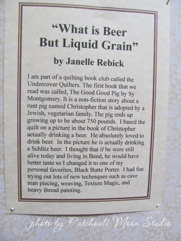 Patchouli Moon Studio~What is Beer But Liquid Grain