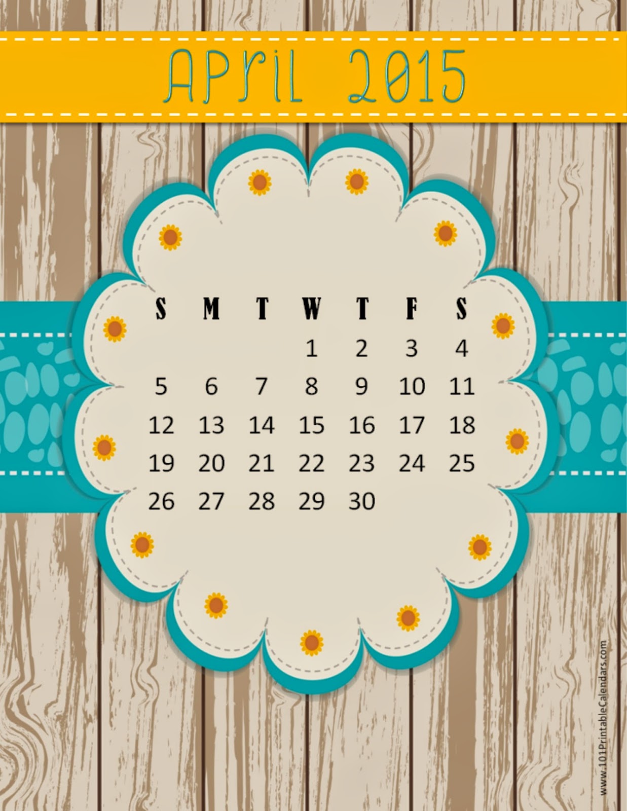 Free Printable Calendar 2020 Free Printable Calendar April