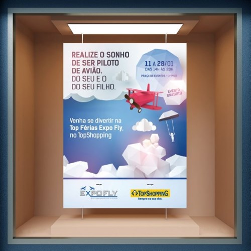 TopShopping recebe a Expofly nas férias de janeiro TopShopping recebe a Expofly nas férias de janeiro