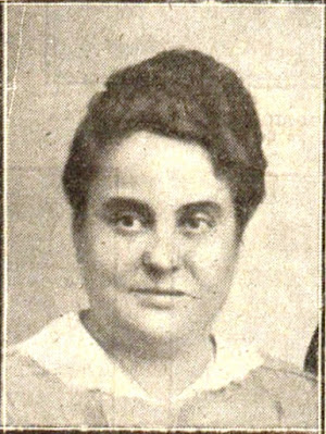 Fotografía de Virginia González Polo publicada en 1918