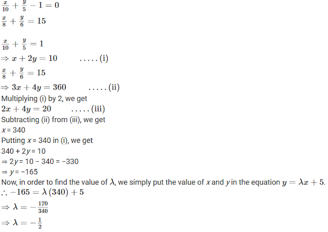 R D Sharma Solutions Class 10th Ch 3 Pair Of Linear Equations In Two Variables Exercise 3 3