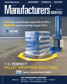 Manufacturers' Monthly - February 2016 | ISSN 0025-2530 | CBR 96 dpi | Mensile | Professionisti | Tecnologia | Meccanica
Recognised for its highly credible editorial content and acclaimed analysis of issues affecting the industry, Manufacturers' Monthly has informed Australia’s manufacturing industries since 1961. With a circulation of over 15,000, Manufacturers' Monthly content critical information that senior & operational management need, covering industry news, management, IT, technology, and the lastest products and solutions.