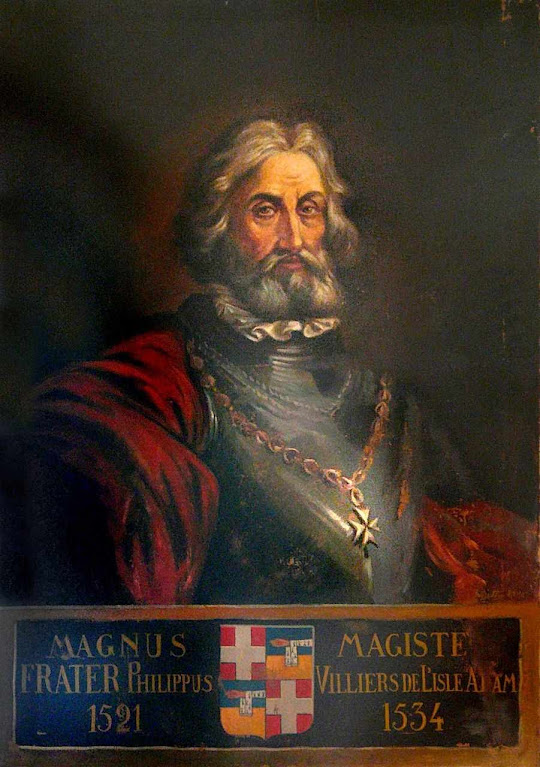 Grão Mestre dos Cavaleiros de Rodas Philippe Villiers de L'Isle-Adam Grão Mestre dos Cavaleiros de Rodas Philippe Villiers de L'Isle-Adam