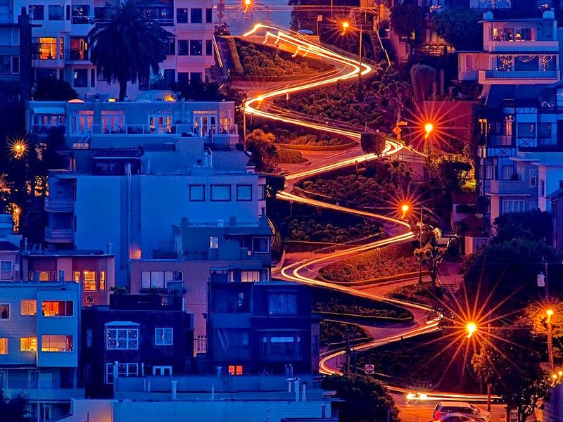 2. Lombard Street, California, United States - 5 of The Most Wondrous Streets on Earth 2. Lombard Street, California, United States - 5 of The Most Wondrous Streets on Earth