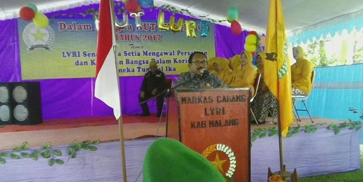 Sekretaris Daerah Kabupaten Malang Abdul Malik saat memberikan sambutan.