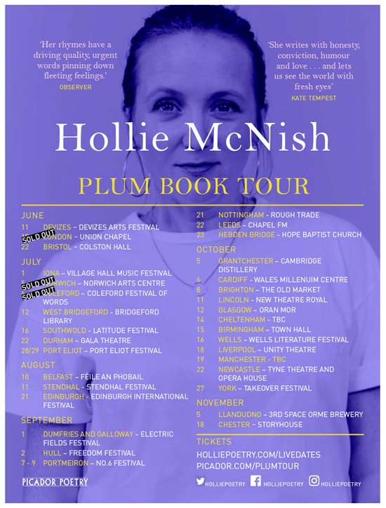 , Plum by Hollie McNish Review and Giveaway