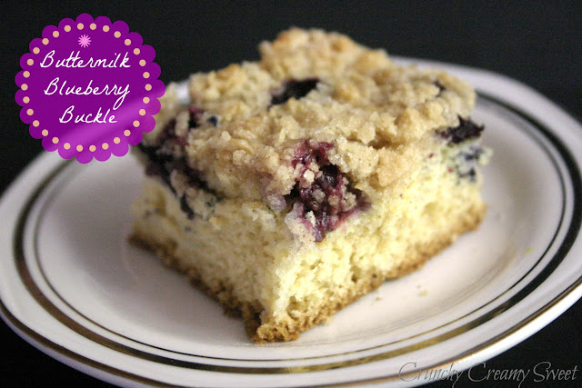 blueberrybucklemain Buttermilk Blueberry Buckle and Fabulous Friday