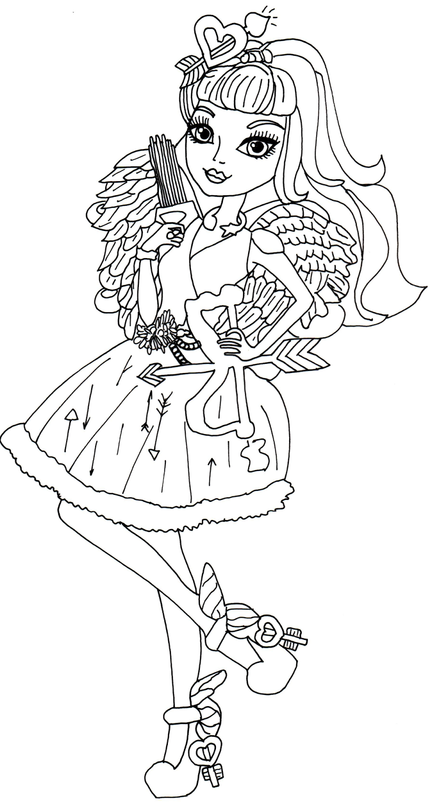 Free Printable Ever After High Coloring Pages C A Cupid Ever After 