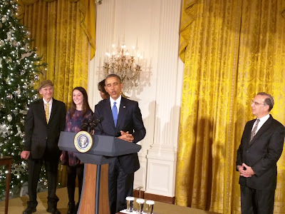 Manny & Lauren Lindenbaum, Michelle Obama, President Obama & Rabbi Sid Schwarz