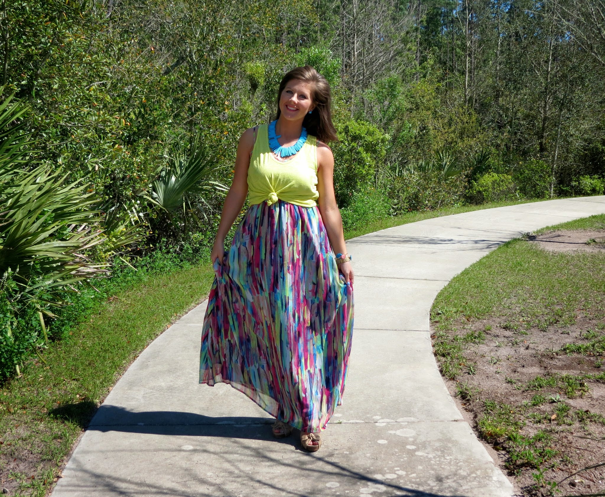 The Heathered Life: 3 Ways To Wear: Maxi Dress