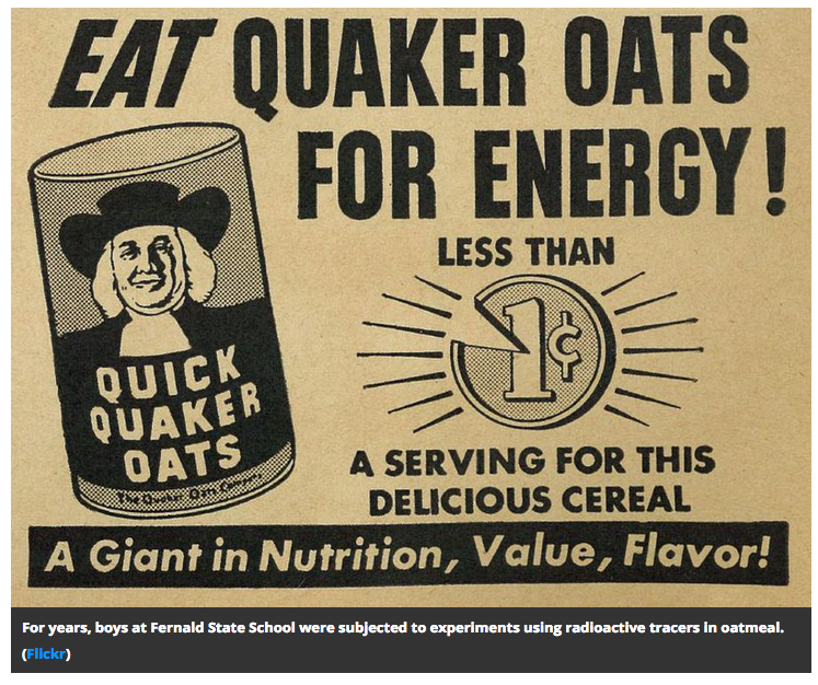 When MIT and Quaker Oats paired up to conduct experiments on unsuspecting y...