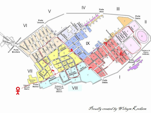 Mapa Pompei
