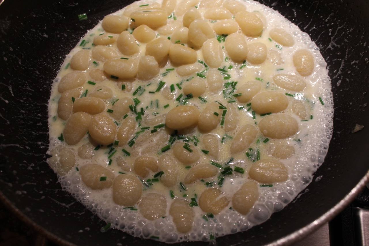 Cuisine Ici Creamy Gnocchi Baked with Goat Cheese