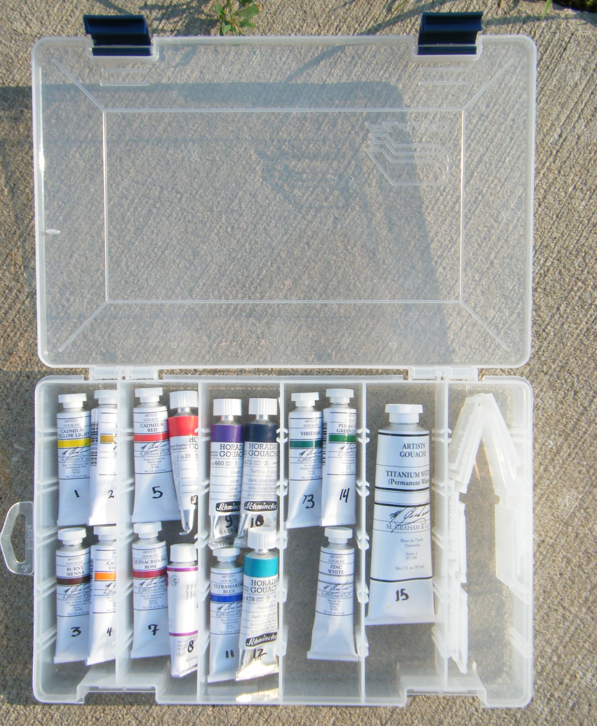 Tim and Art Gouache Palettes and Paint Storage