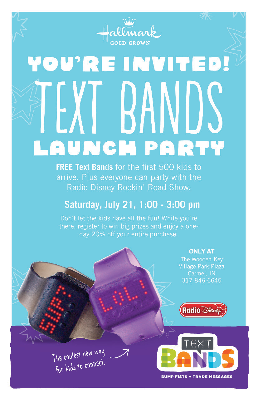 Text Bands by Hallmark….. Basilmomma