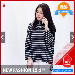 SUP1011B21 Blouse Stevoa Salur Ukuran Besar Murah BMGShop
