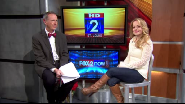 THE APPRECIATION OF BOOTED NEWS WOMEN BLOG : Actress Kelly Stables Boots Up On Fox 2 In St. Louis