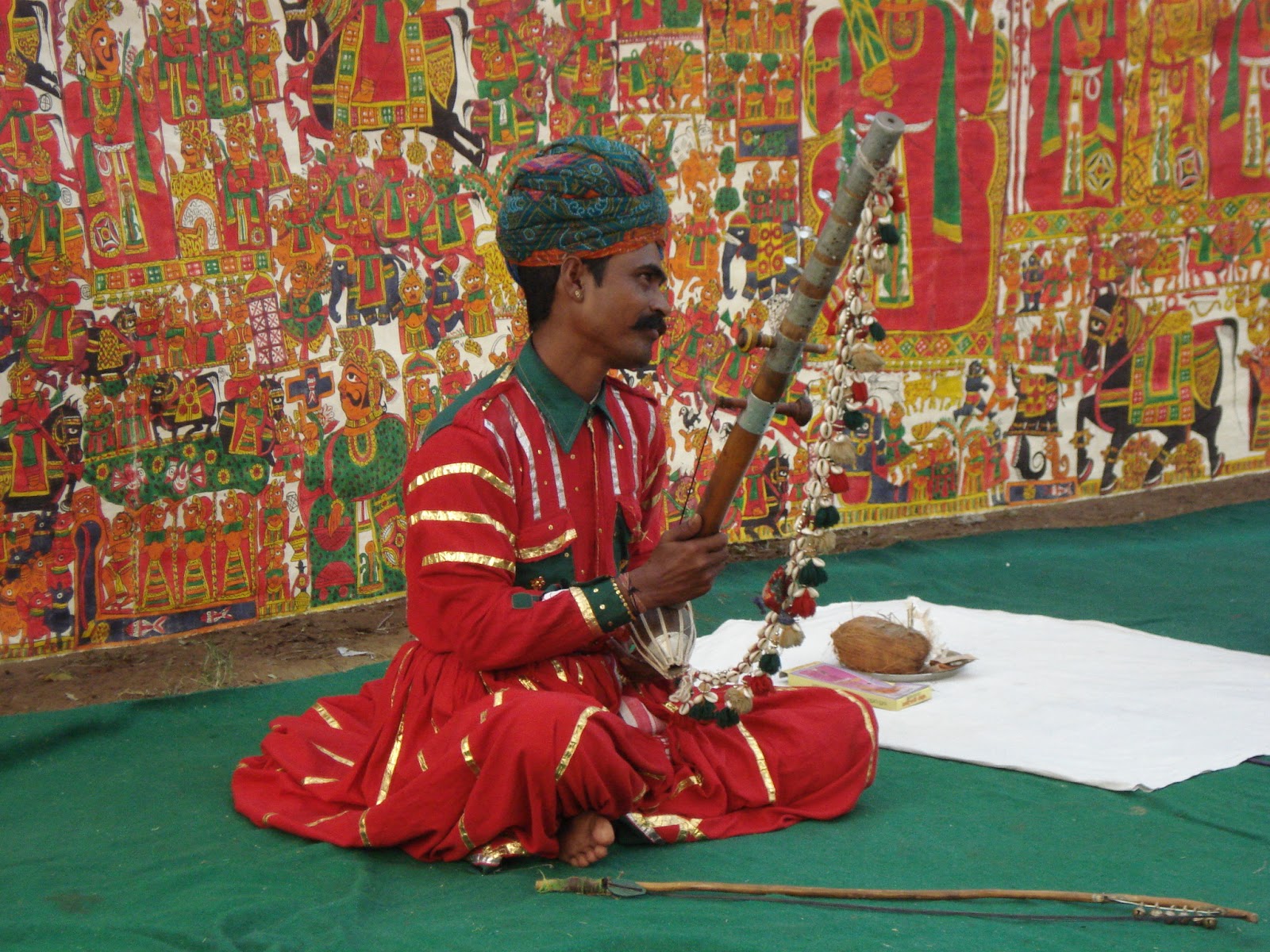 Unseen Rajasthan India Travel Traditional Sarangi Player Jaipur