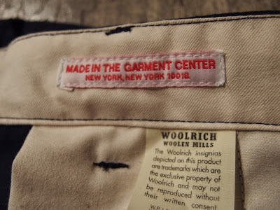 woolrich woolen mills hoover short in navy cotton ripstop