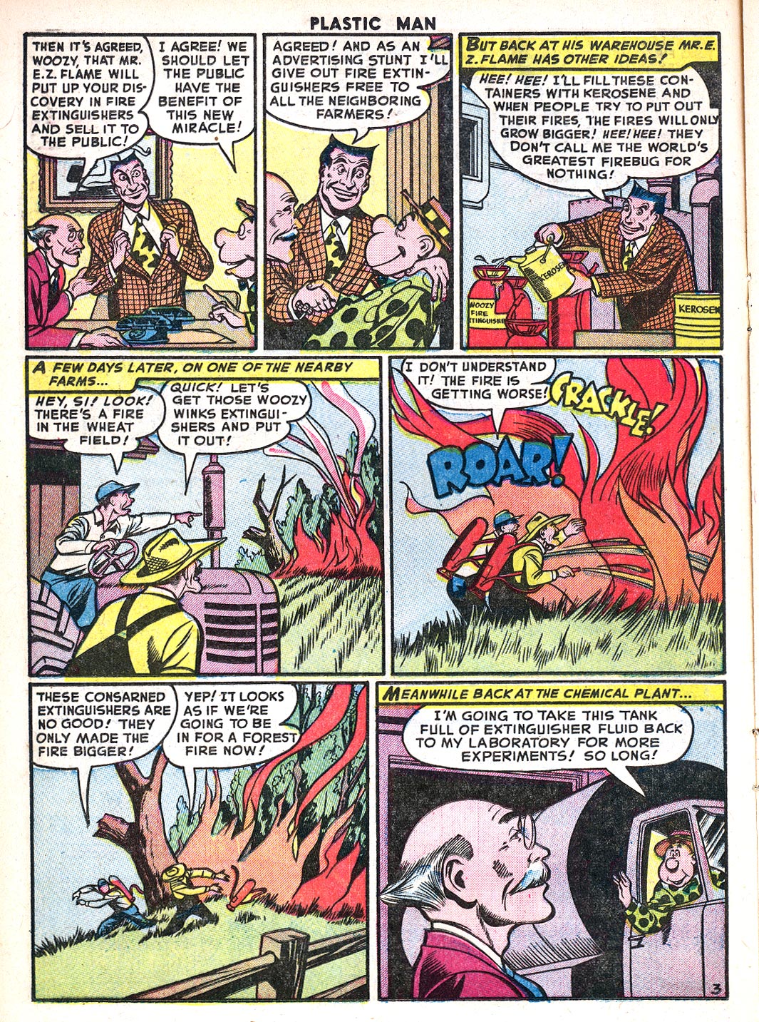 Read online Plastic Man (1943) comic -  Issue #35 - 16