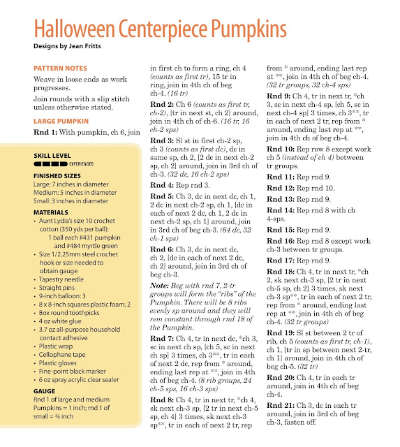 Halloween Centerpiece Pumpkins: Free Crochet Pattern!
