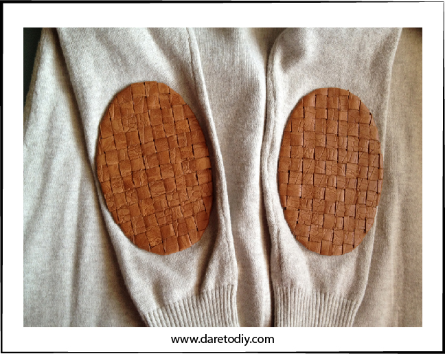 Dare to DIY in English: DIY project: Elbow patches
