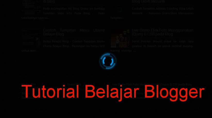 Cara Membuat Animasi Loading Di Header Blog Tutorial | membuat animasi loading di header blog amarajen Cara Membuat Animasi Loading Di Header Blog Tutorial | membuat animasi loading di header blog amarajen