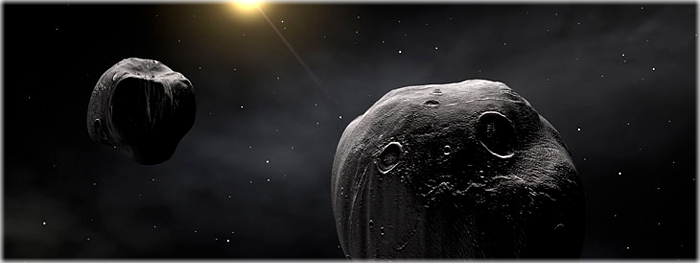 asteroides podem ter luas? 