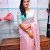 Anchor Srimukhi Stills In Pink Saree At Spa Launch