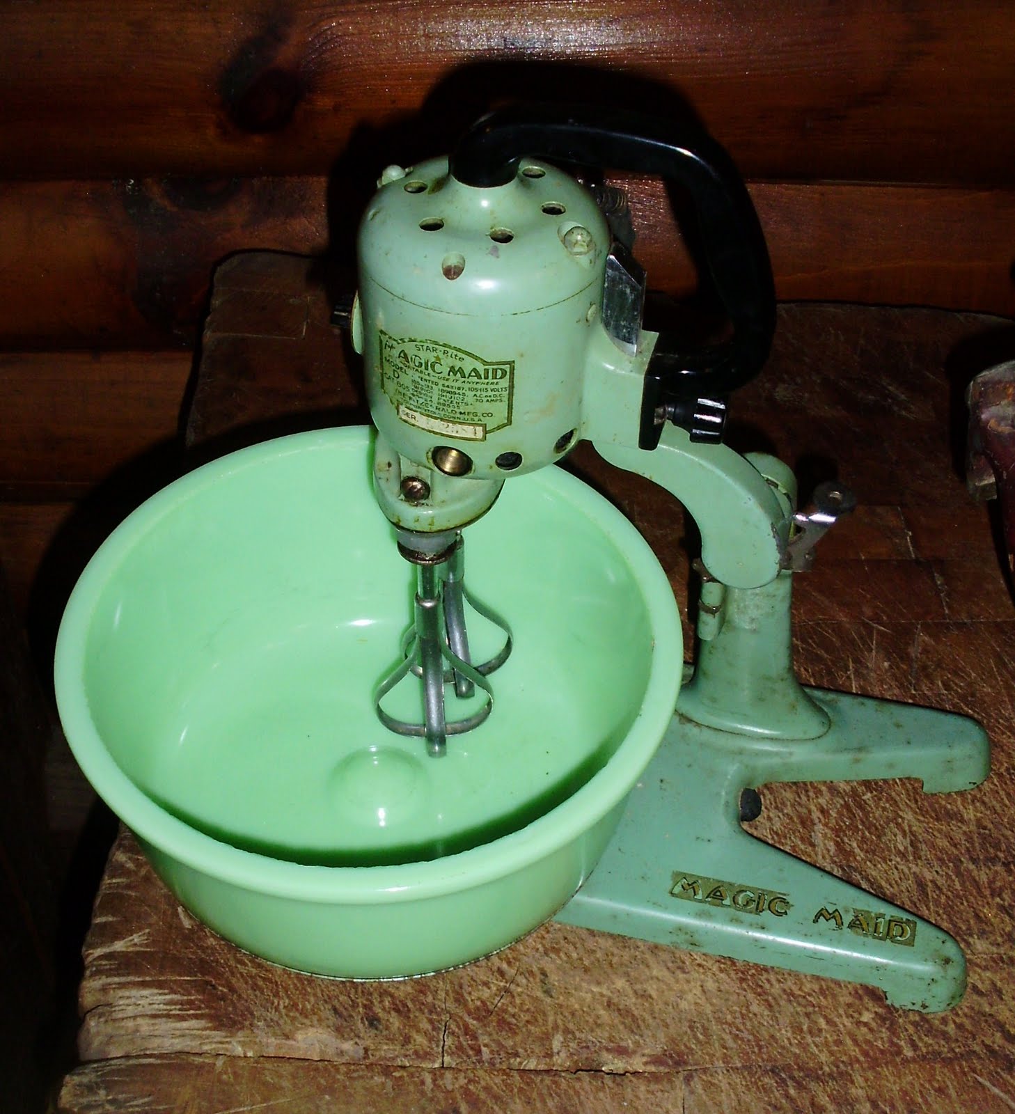 Log Cabin Antiques & Gifts What an awesome old mixer!