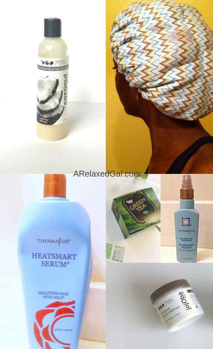 Using Hot Head Deep Conditioning Cap On Relaxed Hair | A Relaxed Gal