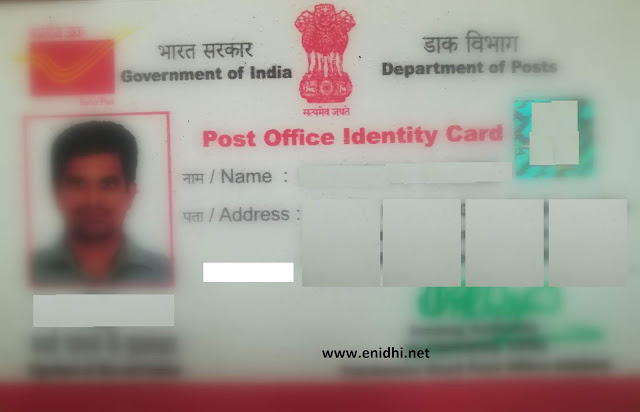 Post Office Address proof card- all you need to know - eNidhi India ...