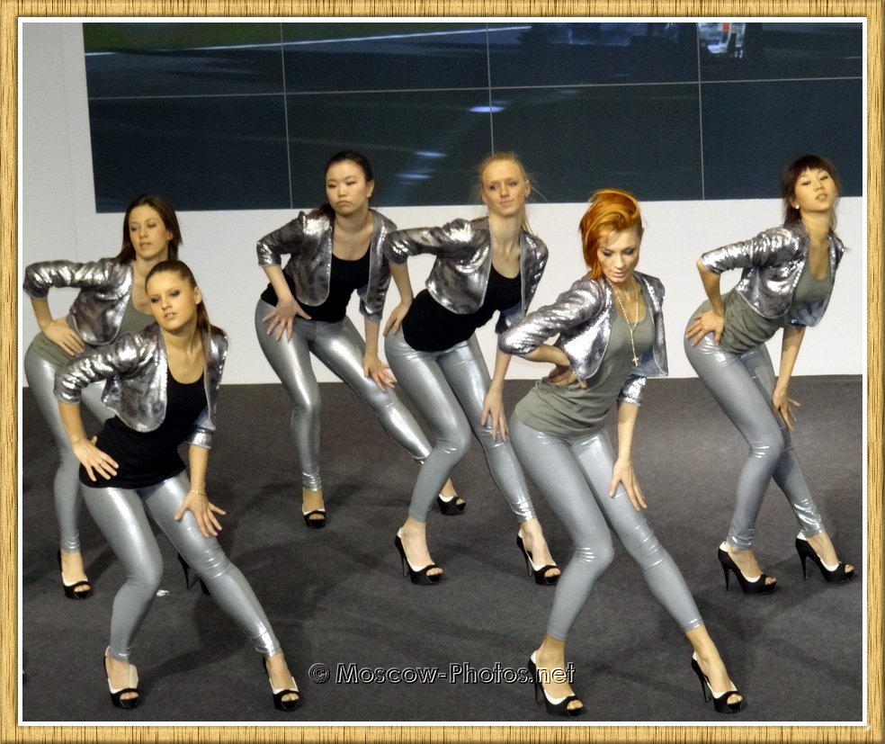Dancing Girls In Silver Leggings 