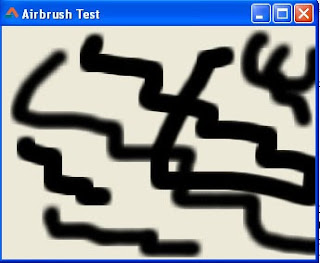 Airbrush tool in Lazarus IDE sample code