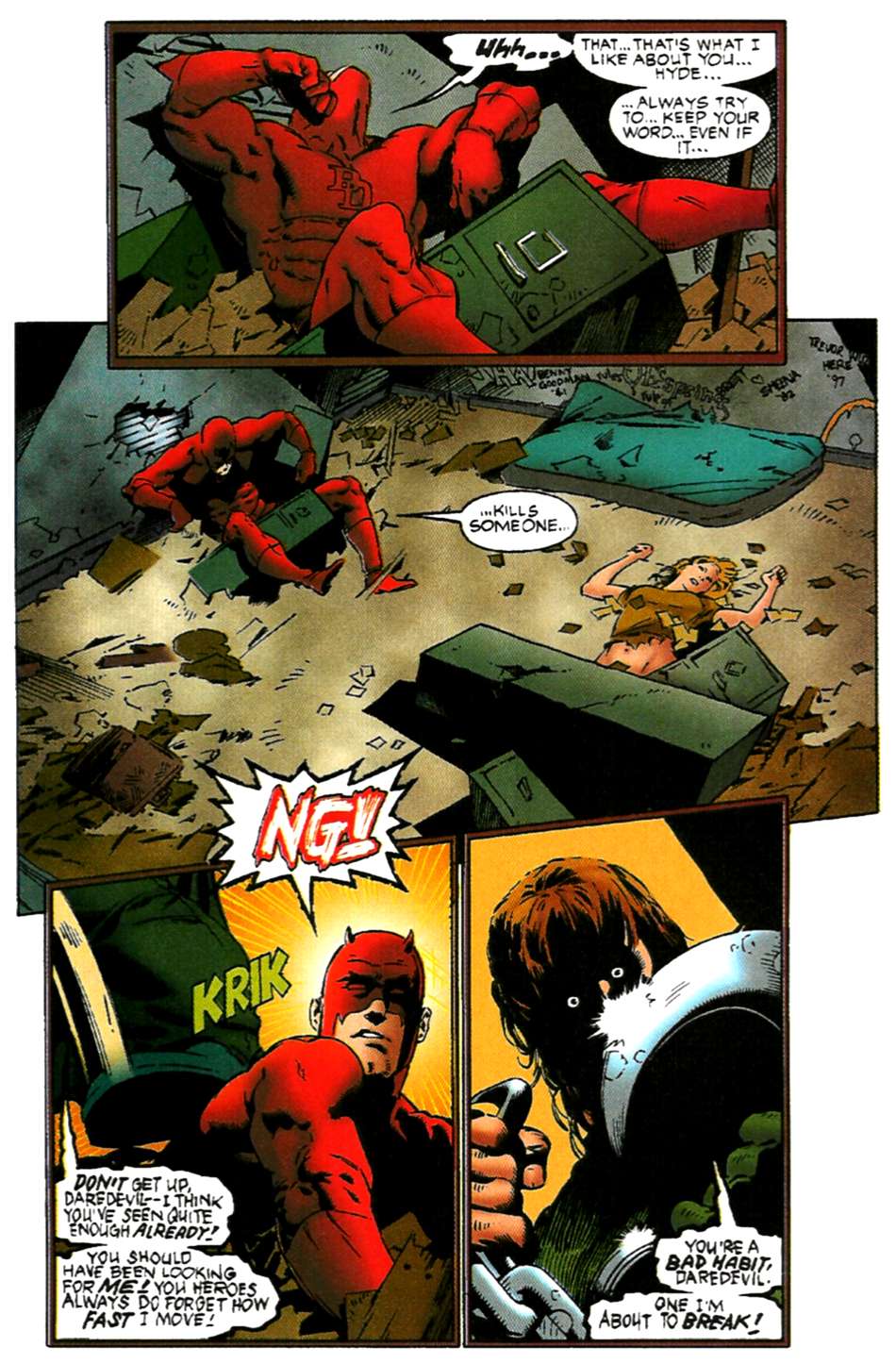 Read online Daredevil (1964) comic -  Issue #353 - 18