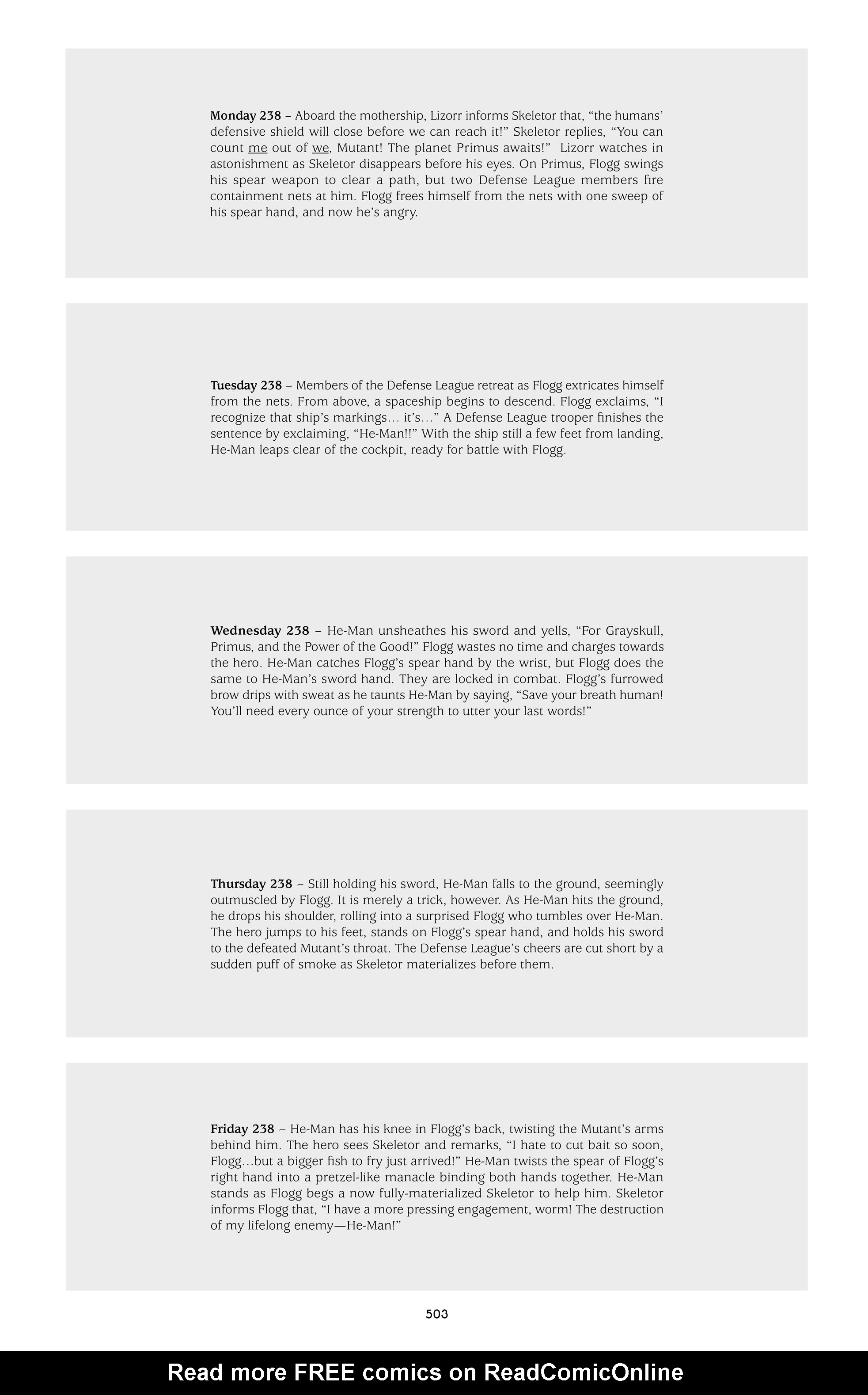 Read online He-Man and the Masters of the Universe: The Newspaper Comic Strips comic -  Issue # TPB (Part 5) - 103